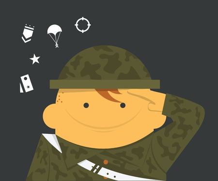 Soldierのイラスト素材