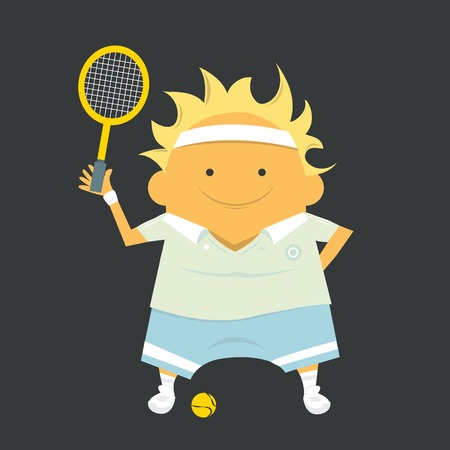 Tennis playerのイラスト素材