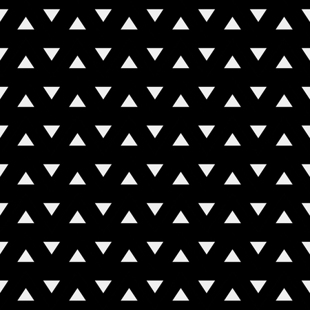 Vector seamless pattern. Modern stylish minimalistic monochrome texture. Repeating geometric tiles of rhombuses or trianglesのイラスト素材