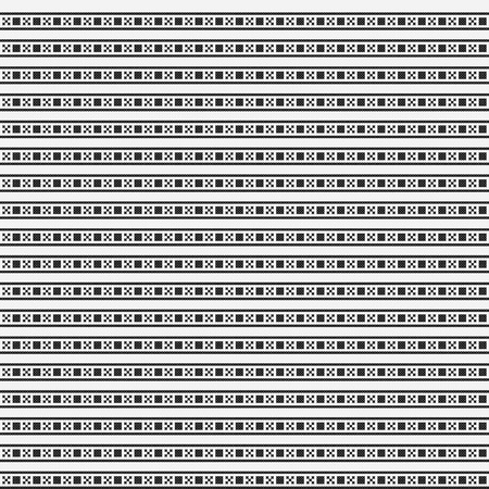 Monochrome ethnic pattern. Slav, scandinavian, ukrainian, style.のイラスト素材