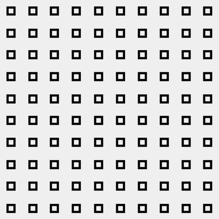 Geometric simple monochrome minimalistic vector pattern, rectangles or squaresのイラスト素材