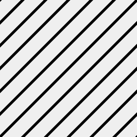 Vector seamless pattern. Modern stylish texture. Repeating geometric tiles with diagonal lines in monochromeのイラスト素材
