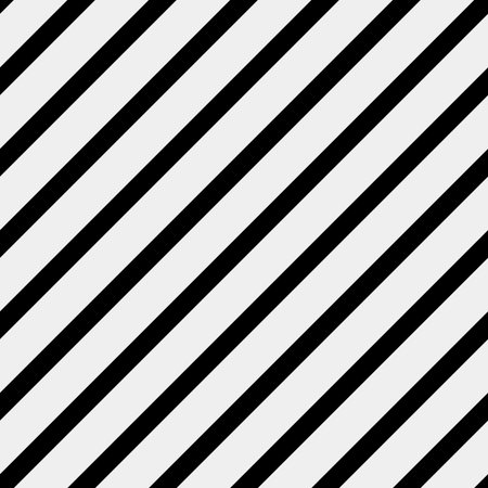 Vector seamless pattern. Modern stylish texture. Repeating geometric tiles with diagonal lines in monochromeのイラスト素材