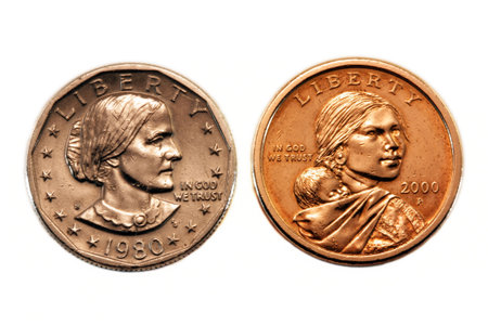 American silver dollarsの写真素材