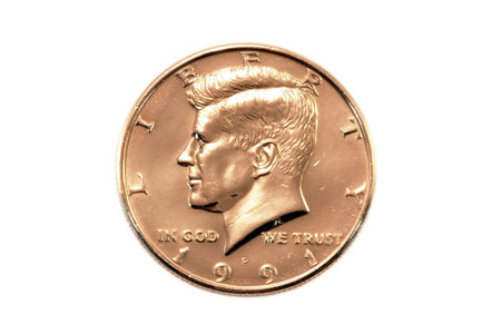 Half dollar - headsの写真素材