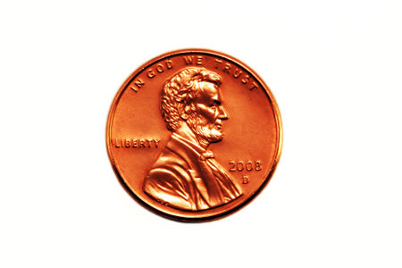 Penny isolated