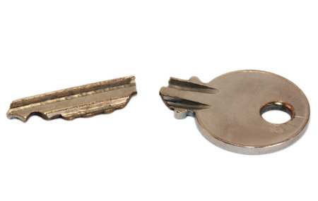 Broken keyの写真素材