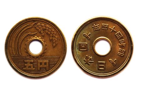 Asian coinsの写真素材