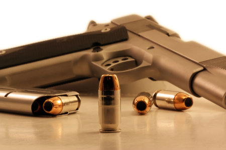 Fortyfive Caliber bullet