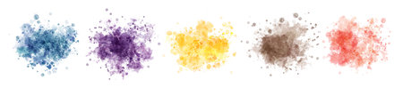 watercolor vector stains; background for textsの写真素材