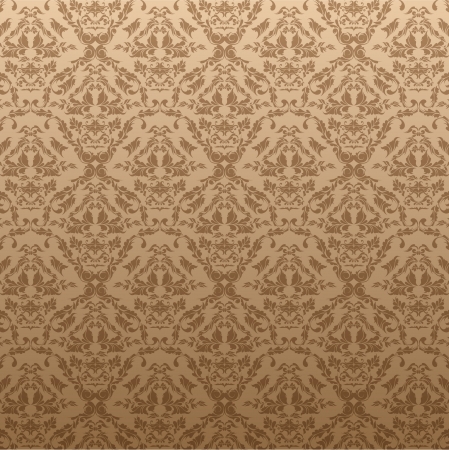 Seamless Damask wallpaperのイラスト素材