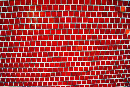 red and white mosaic, backgroundの写真素材