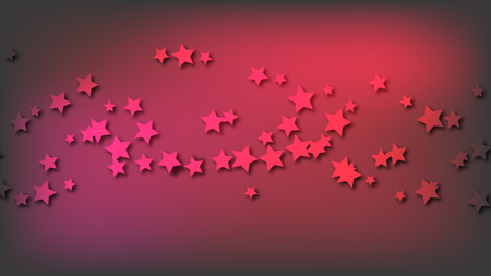 Red stars on dark and red image illustrationのイラスト素材
