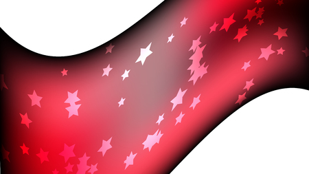 Texture of beautiful festive pentagonal cosmic magical multicolored colored bright motley galactic stars. The background.のイラスト素材