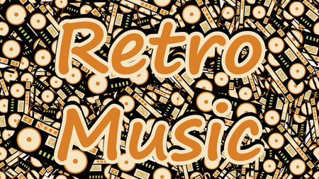 Texture pattern from old vintage retro hipster antique stylish musical tape recorder from the 70's,...