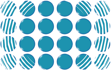 Abstract texture of blue smooth spherical balls of circles of smooth cut unusual beautiful.のイラスト素材