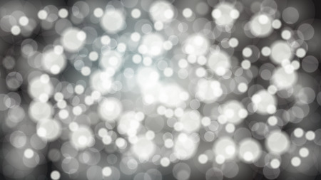 Abstract white blurred background with bokeh effect. Magical bright festive multicolored beautiful glowing shiny with light spots, round circles. Texture. Vector illustration.のイラスト素材