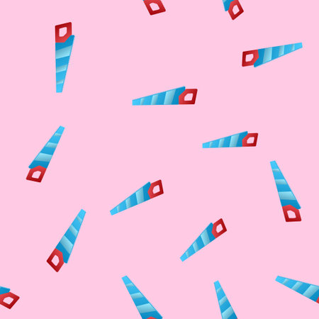 Saw blade icon in flat style. Working tools vector illustration on white isolated background. Hammer...