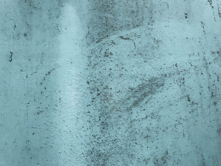 texture of turquoise, gray. bright, matte surface of unusual color. metal sheet with paint smudges,...