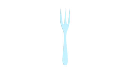 fork cutlery isolated icon vector illustration design.のイラスト素材