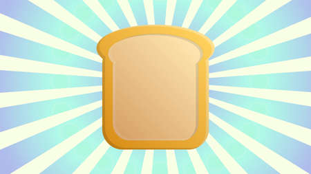 Sandwich - cute cartoon colored picture. Graphic design elements for menu, packaging, advertising, poster, brochure or background. Vector illustration of fast food.のイラスト素材