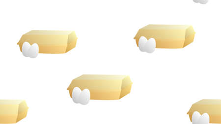 Egg pattern vector seamless blue repeat for any use.のイラスト素材