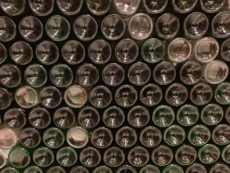 An ancient silver bowl used for water.の写真素材