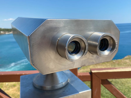 Sight place with a view to the sea.の写真素材