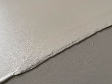 Close up of engineering weld detail.