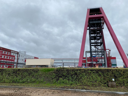 overall view of oil and gas installation.