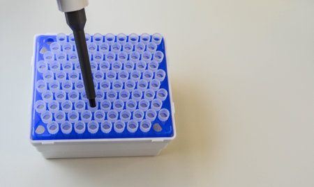 mechanical dispenser for setting test tubes. dispenser with multiple tips for easy analysis. the...