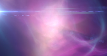 Purple energy cosmic dust and wave lines futuristic magical glowing bright. Abstract background.の写真素材