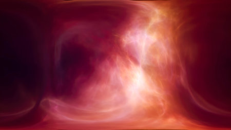 Yellow energy magic waves and lines of liquid plasma smoke particles futuristic. Abstract...