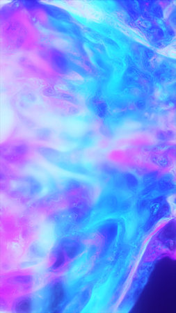 Abstract swirling mixture of blue and pink glowing light textures creating a dreamy cosmic effect