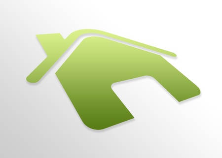 High resolution perspective graphic of a house.の写真素材
