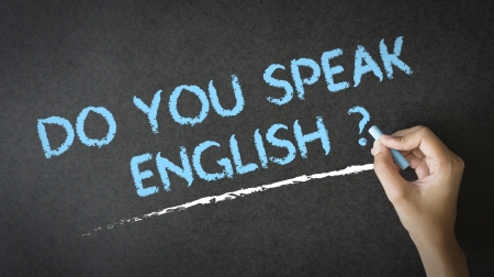 Do you Speak English の写真素材
