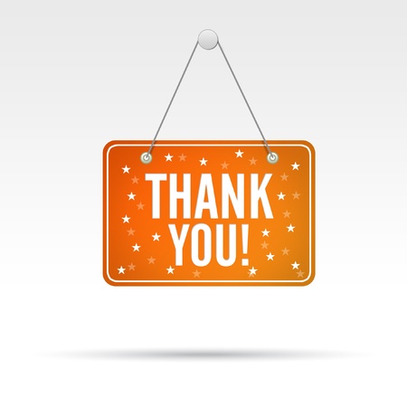 Thank you Store Signの写真素材