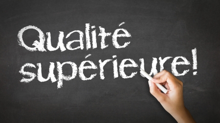 A person drawing and pointing at a Premium Quality Chalk Illustrationの写真素材