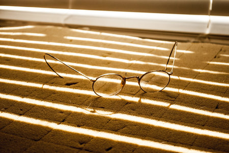 Glasses in the afternoonの写真素材