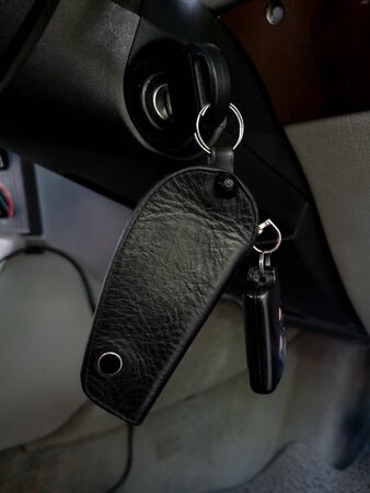 Car key and remote control, prepare to start the engineの写真素材