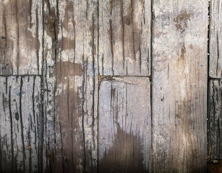 The background image of the very old wooden floorの写真素材