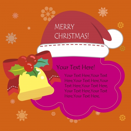 cartoon Xmas cardのイラスト素材