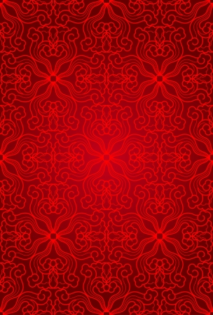 seamless abstract floral pattern backgroundのイラスト素材