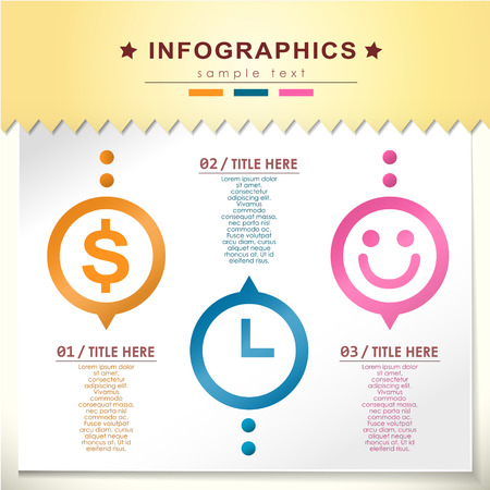 modern vector abstract infographic elementsのイラスト素材