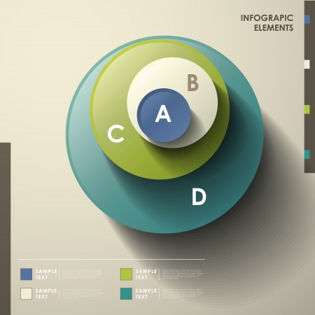 realistic vector abstract 3d tower infographic elementsのイラスト素材