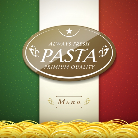 vector pizzeria menu brochure cover design templateのイラスト素材