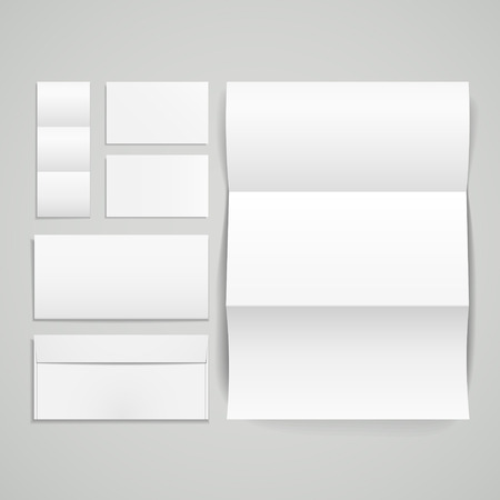 3d modern vector set of corporate identity templatesのイラスト素材