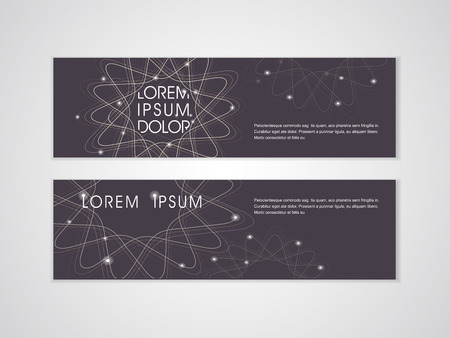 abstract elegant flower shape background advertising banner templateのイラスト素材