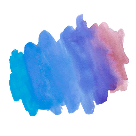 abstract watercolor rainbow gradient background isolated on whiteのイラスト素材