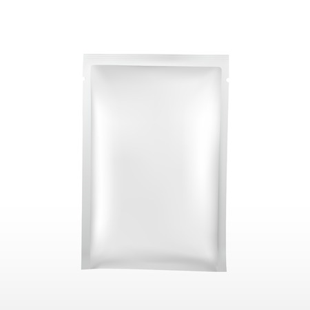 blank plastic package for cosmetics isolated on white backgroundのイラスト素材
